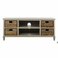 Safavieh Rooney Tv Unit- Vintage Grey - 20.1 X 15.7 X 47.2 In. AMH5745D